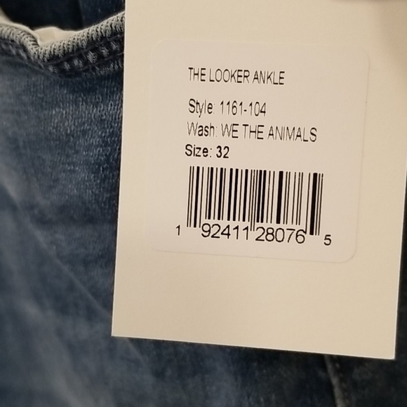 💕MOTHER💕 The Looker Ankle Jeans ~ We The Animals 32 NWT - Picture 16 of 16